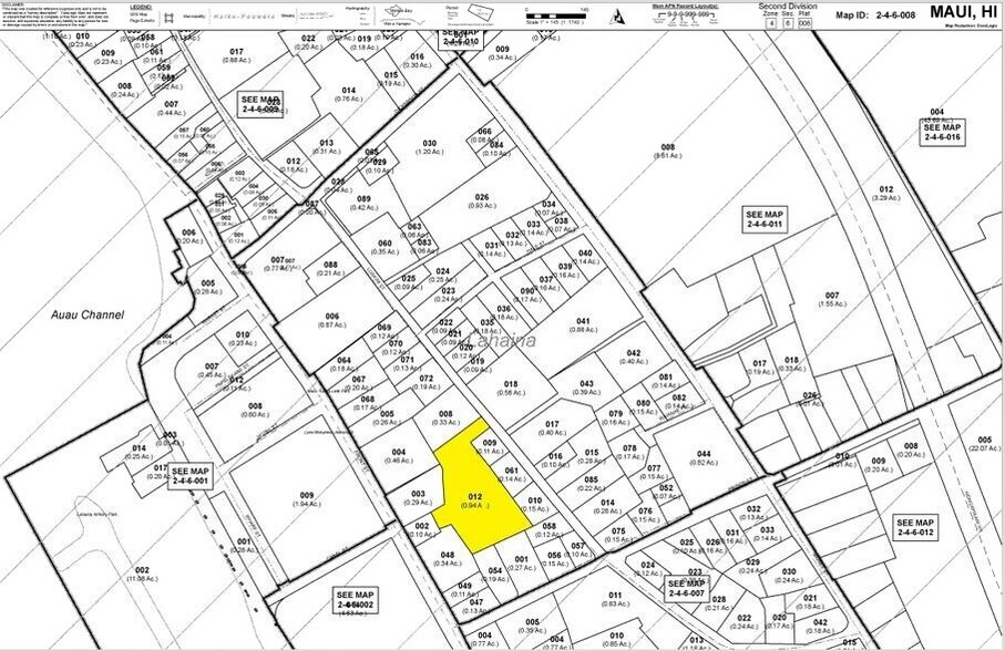 641 Luakini St, Lahaina, HI à louer - Plan cadastral – Image 3 sur 3