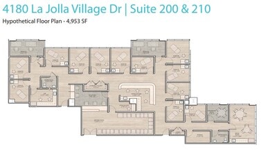 4180 La Jolla Village Dr, La Jolla, CA à louer Plan d’étage– Image 2 sur 2