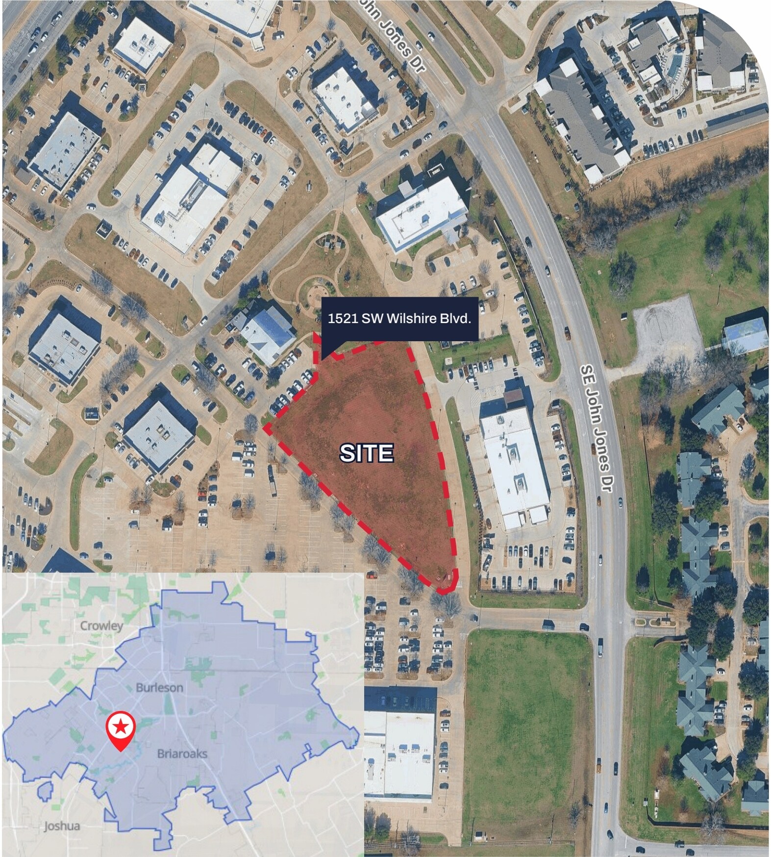 1521 SW Wilshire Blvd, Burleson, TX à vendre Photo de l’immeuble– Image 1 sur 4