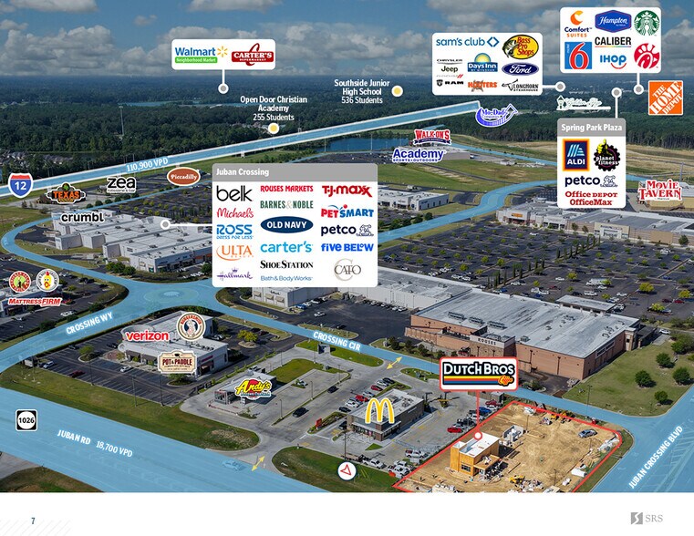 SWC Juban Crossing Boulevard and Juban Road, Denham Springs, LA à vendre - Photo de l’immeuble – Image 3 sur 8