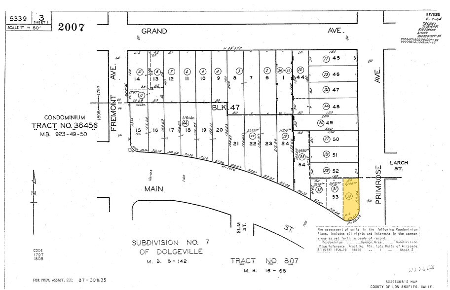 2401 W Main St, Alhambra, CA à louer - Plan cadastral – Image 2 sur 37
