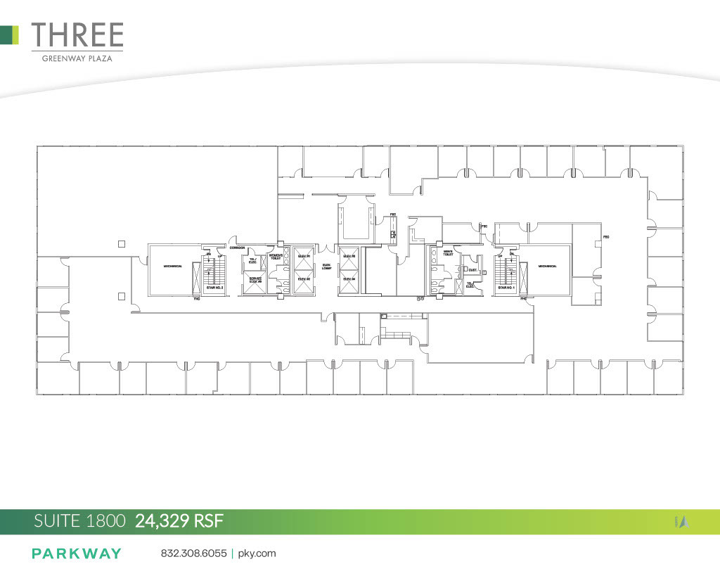 3 Greenway Plz, Houston, TX à louer Plan d’étage– Image 1 sur 1