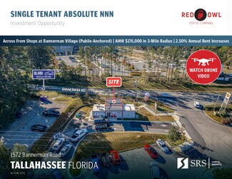 Plus de détails pour 1572 Bannerman Rd, Tallahassee, FL - Local commercial à vendre