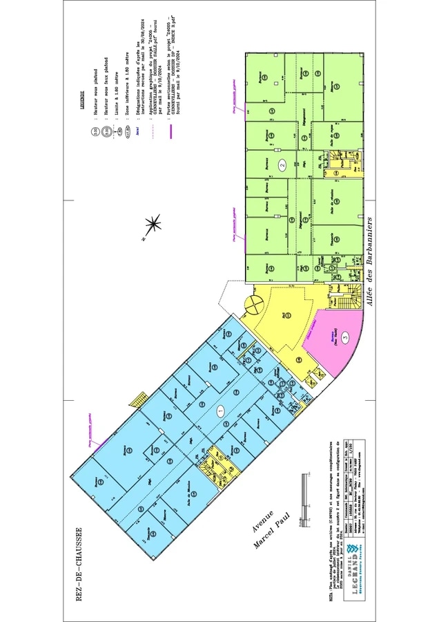 9 Allée Des Barbanniers, Gennevilliers, HDS 92230 - Lot 1 -  - Plan d’étage - Image 1 of 6