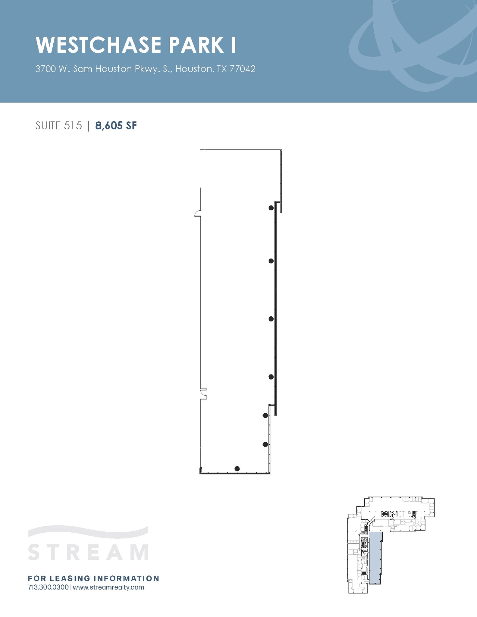3700 W Sam Houston Pky S, Houston, TX à louer Plan d’étage– Image 1 sur 1