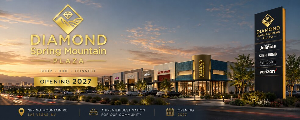5480 Spring Mountain Rd, Las Vegas, NV à louer - Photo de l’immeuble – Image 1 sur 4