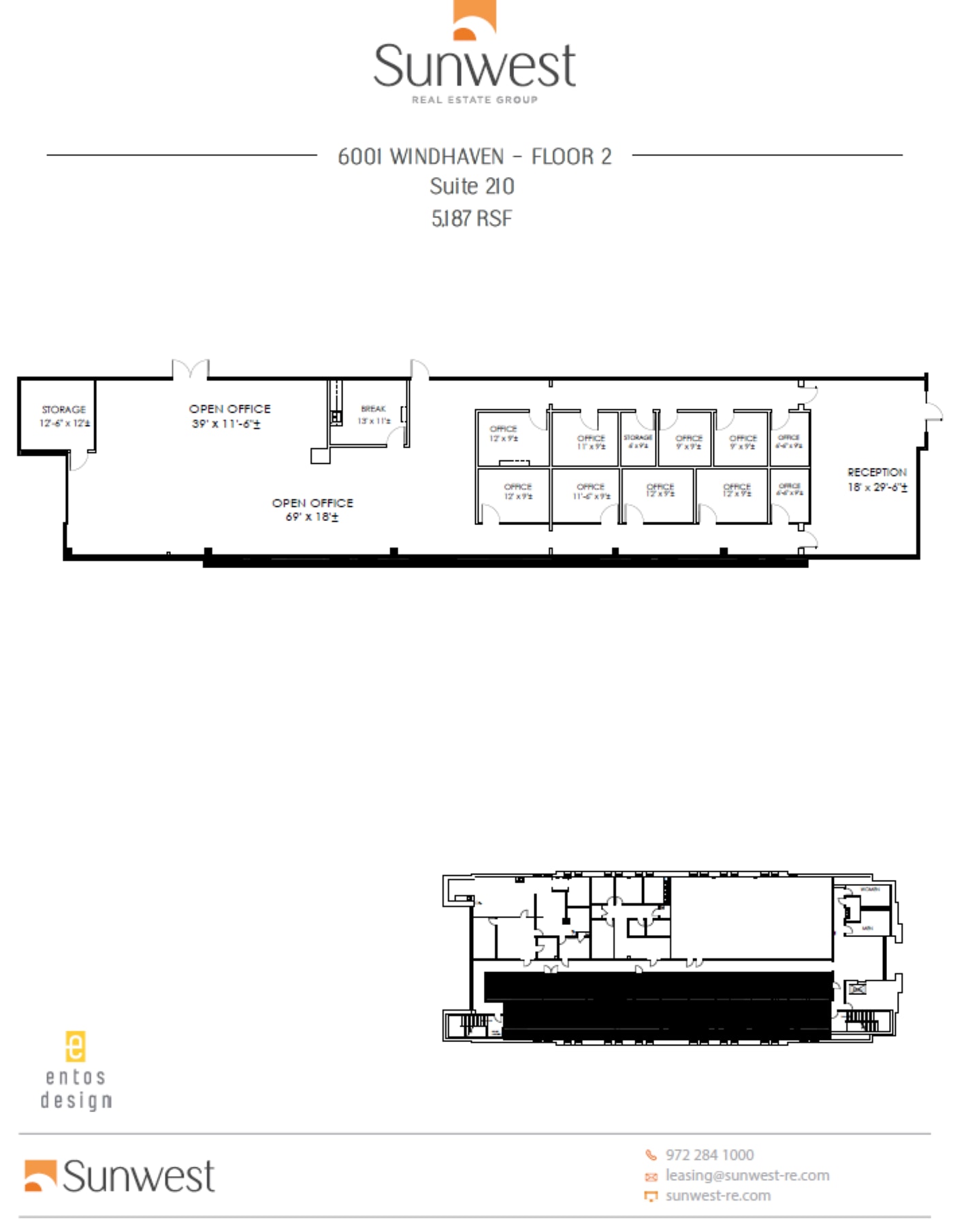 6001 Windhaven Pky, Plano, TX à louer Plan d’étage– Image 1 sur 1