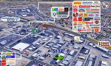 15329 Bonanza Rd, Victorville, CA - Vue aérienne vue de carte