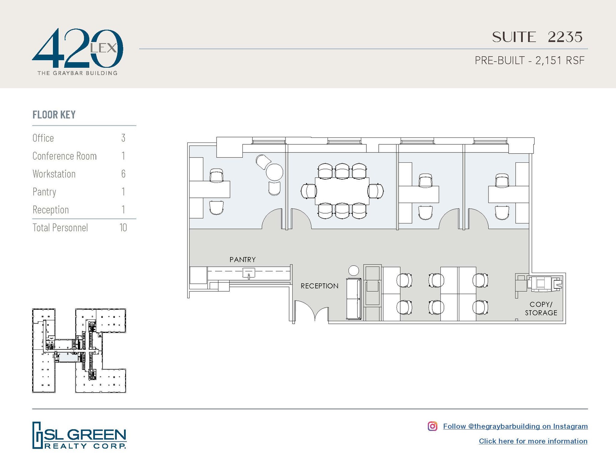 420 Lexington Ave, New York, NY à louer Plan d’étage– Image 1 sur 5