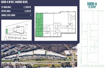 5009-5015 W WT Harris Blvd, Charlotte, NC à louer Plan d’étage– Image 1 sur 1