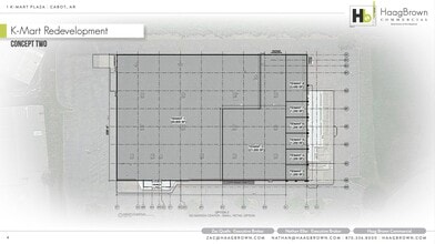 1 Kmart Plz, Cabot, AR à louer Plan d’étage– Image 2 sur 3