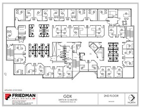 34975 W 12 Mile Rd, Farmington Hills, MI à vendre Plan d’étage– Image 1 sur 1