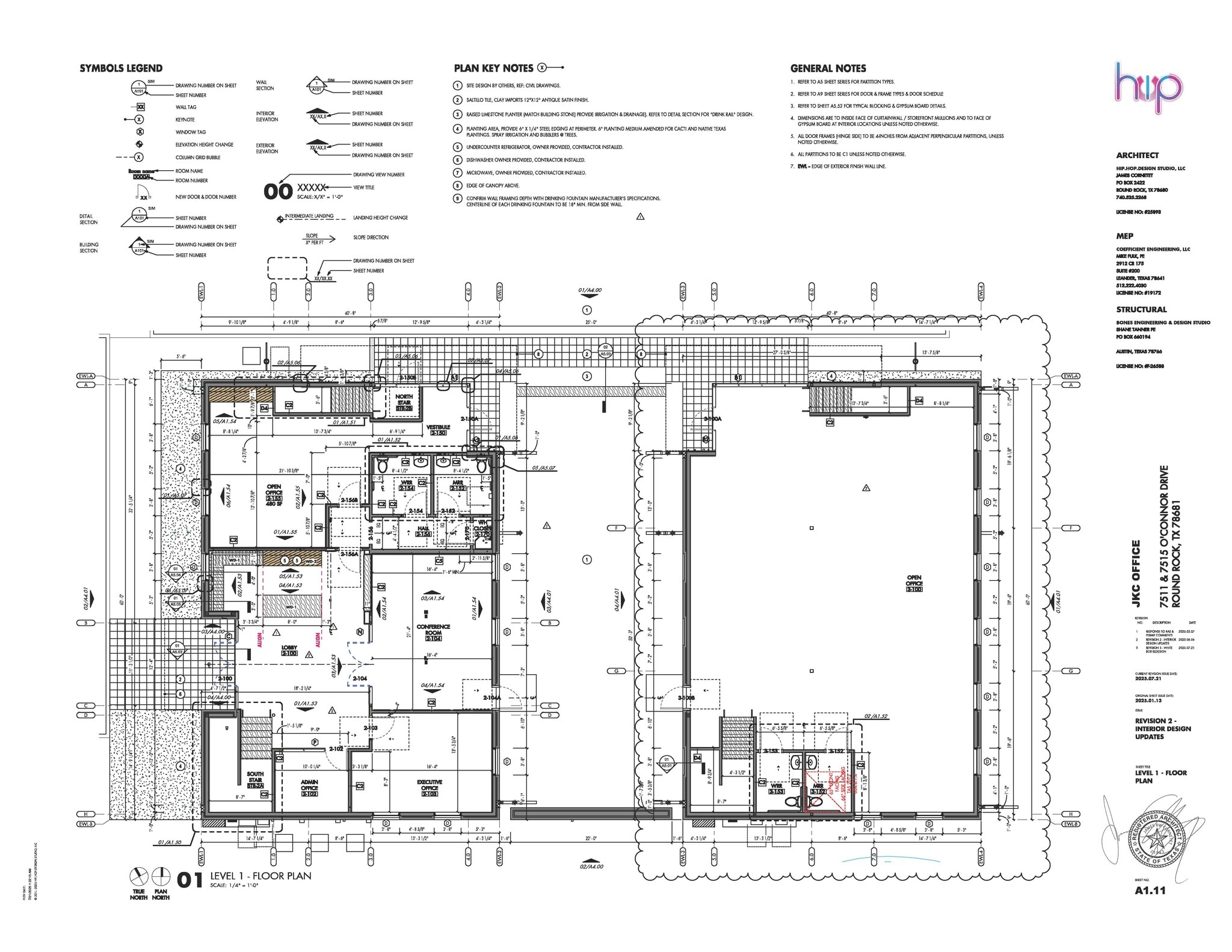 7509 Oconnor Dr, Round Rock, TX à louer Plan d’étage– Image 1 sur 2