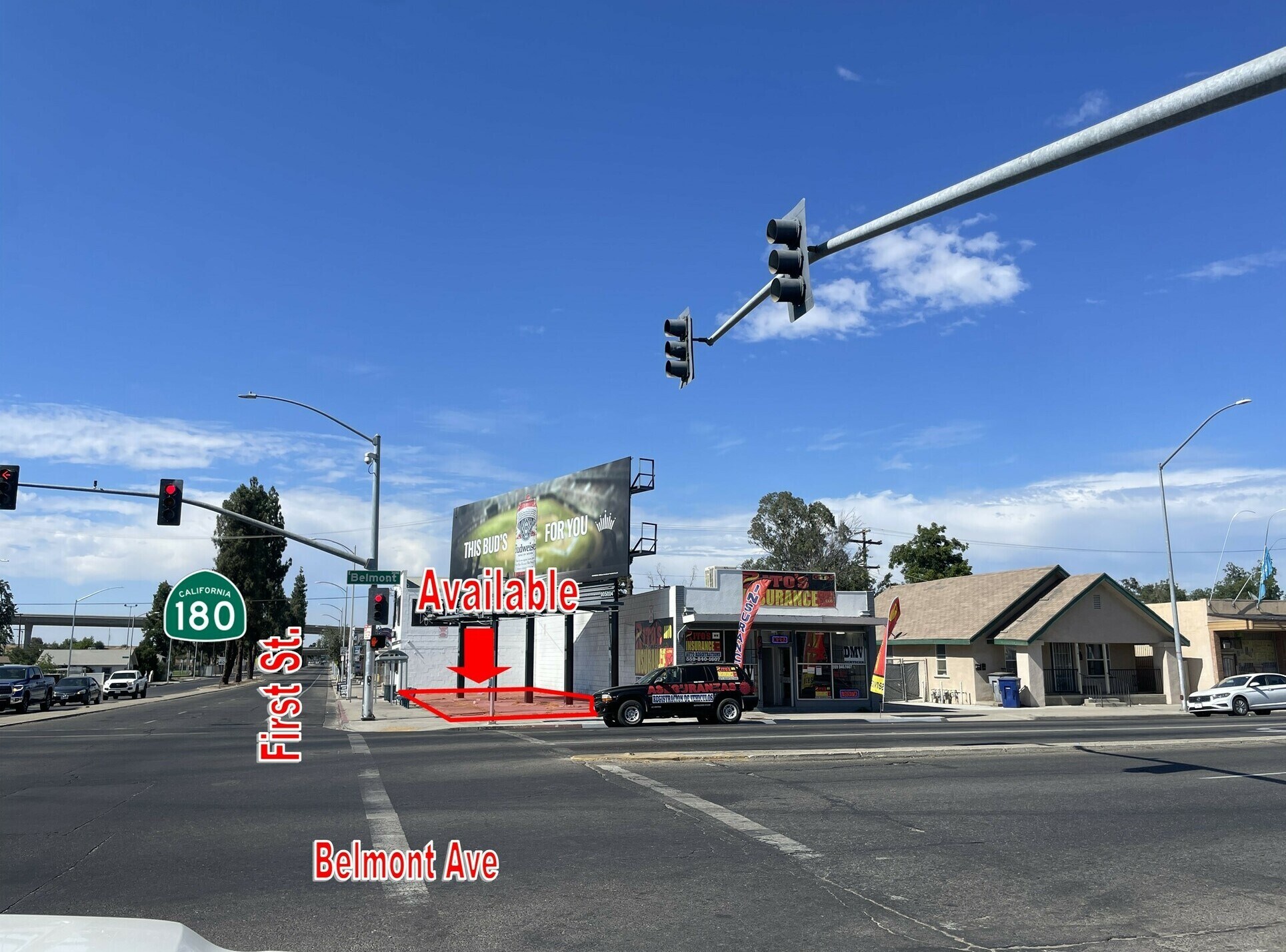 NEC Of Belmont & N First St Fresno CA 93701 ave, Fresno, CA à vendre Photo principale– Image 1 sur 8