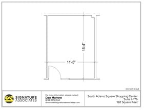 725 S Adams Rd, Birmingham, MI à louer Plan d’étage– Image 1 sur 1