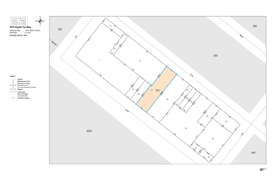 139 58th St, Brooklyn, NY à louer - Plan cadastral – Image 3 sur 3