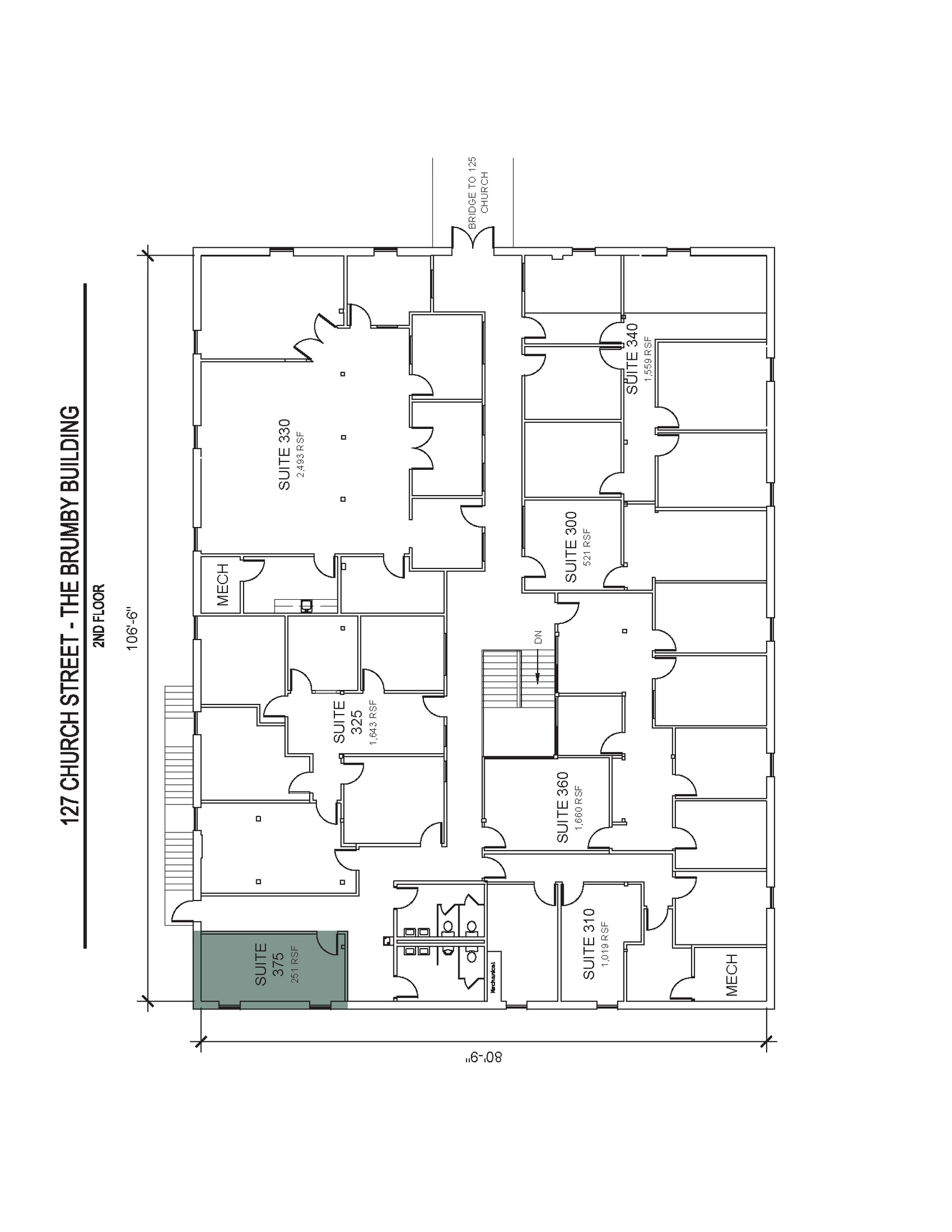113 Church St, Marietta, GA à louer Plan d’étage– Image 1 sur 1