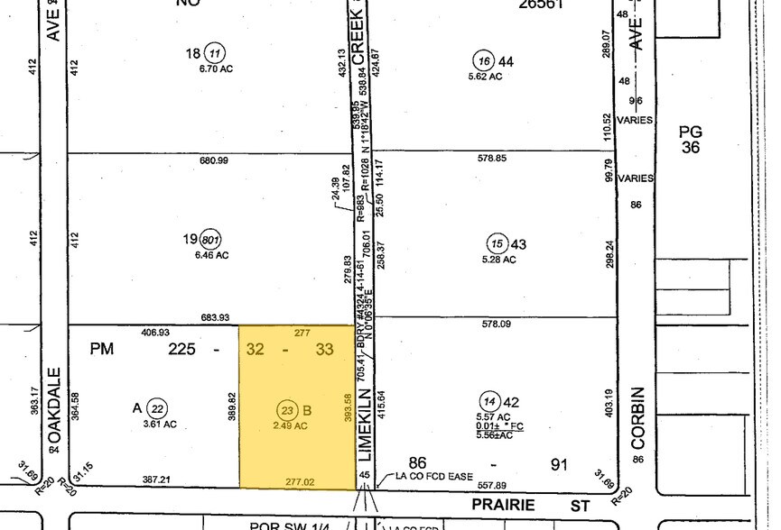 19809 Prairie St, Chatsworth, CA à vendre - Plan cadastral – Image 2 sur 8
