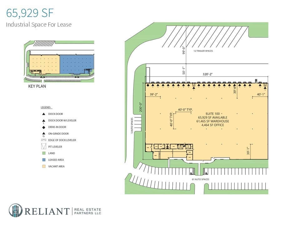560 Atlanta S Pky, College Park, GA à louer Plan d’étage– Image 1 sur 1