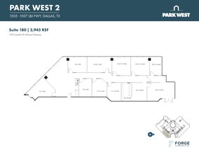 1501-1507 Lyndon B Johnson Fwy, Dallas, TX à louer Plan d’étage– Image 1 sur 1