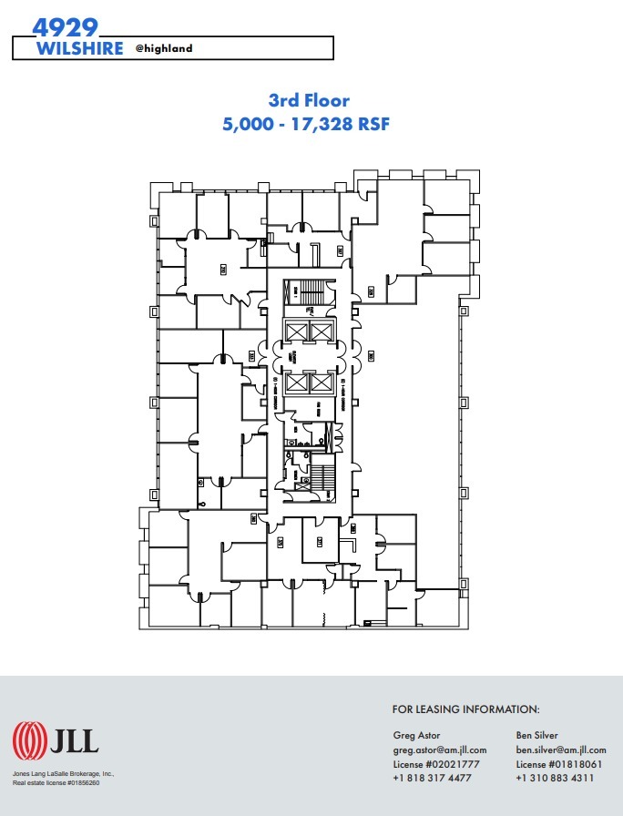 4929 Wilshire Blvd, Los Angeles, CA à louer Plan d’étage– Image 1 sur 1