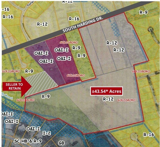 S Harding Dr, Goldsboro, NC à vendre - Plan de site – Image 3 sur 3