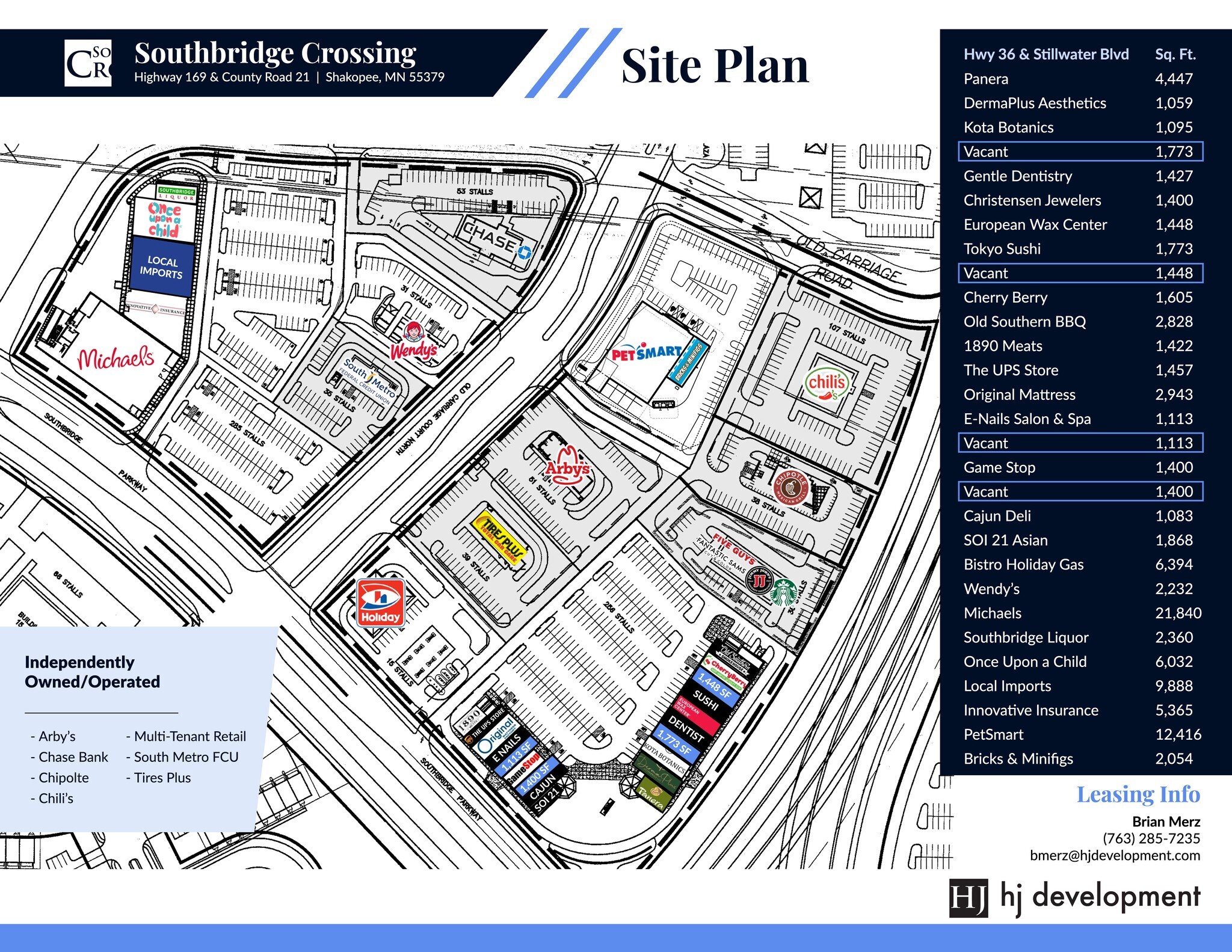 8062-8088 Old Carriage Ct, Shakopee, MN à louer Plan de site– Image 1 sur 1