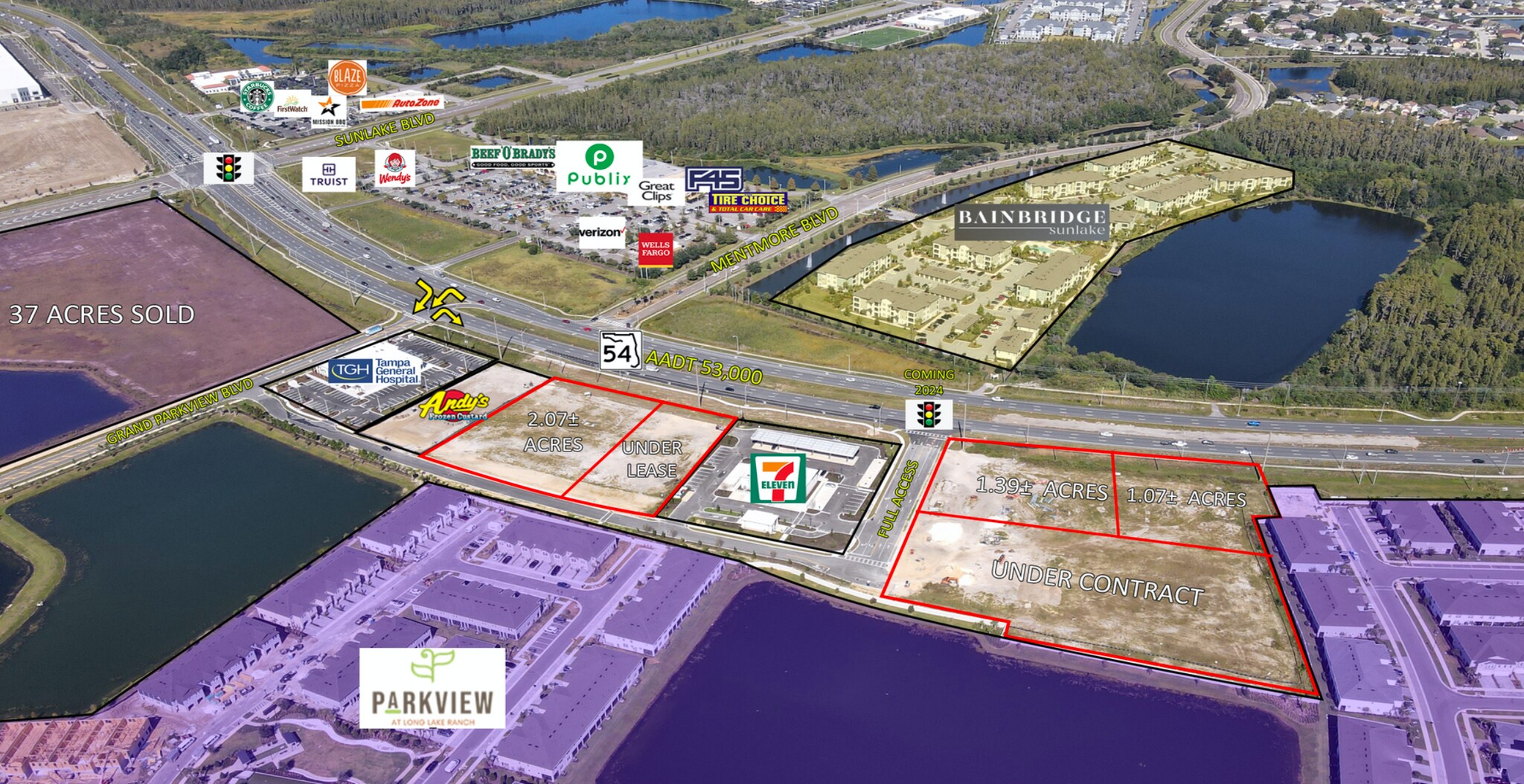 SR 54 & Sunlake Blvd, Lutz, FL à louer Photo de l’immeuble– Image 1 sur 4