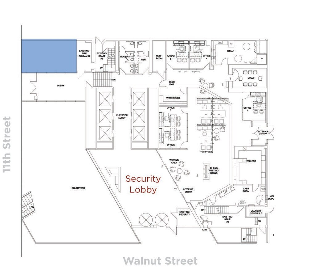 1101 Walnut St, Kansas City, MO 64106 - Lot 102 - - Plan d’étage - Image 1 of 1