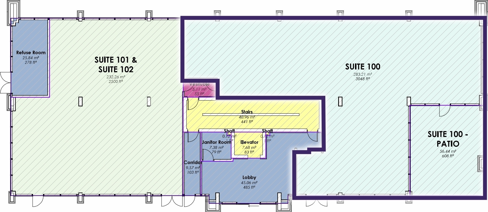 481 Taunton Rd W, Oshawa, ON à louer Plan d’étage– Image 1 sur 1