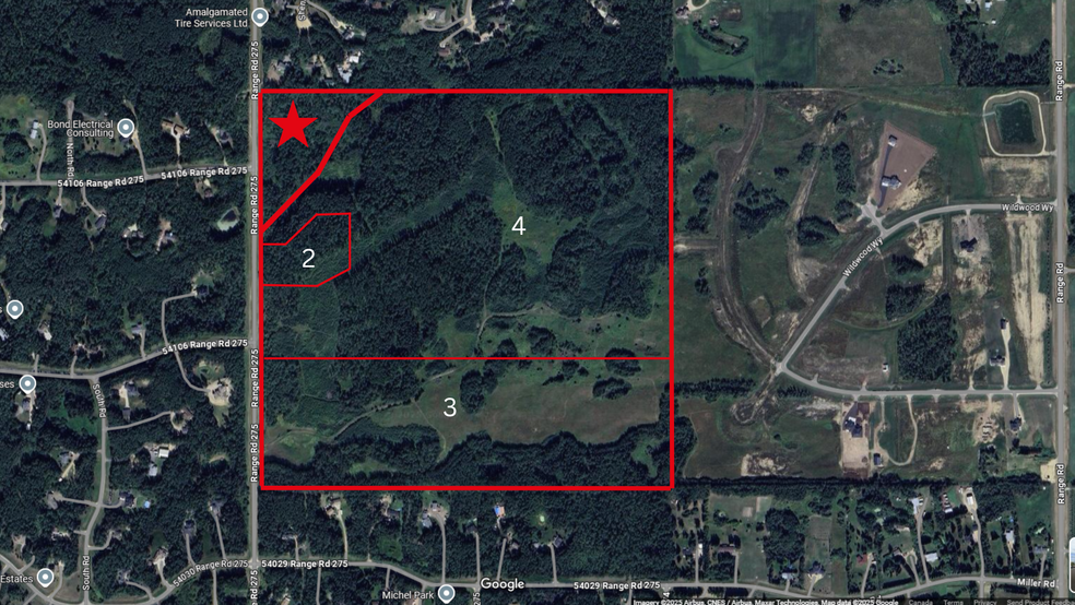 54115 Range Road 275, Parkland County, AB à vendre - Aérien – Image 1 sur 3