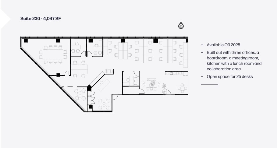 510 Burrard St, Vancouver, BC à louer Plan d’étage– Image 1 sur 1