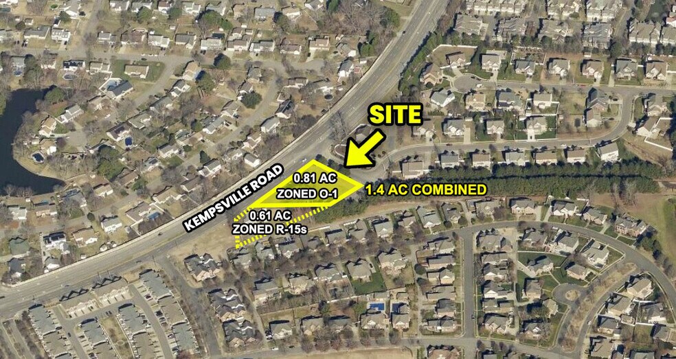 841 Kempsville Rd, Chesapeake, VA à vendre - Aérien – Image 3 sur 15