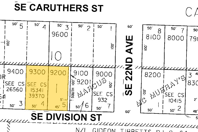 2111 SE Division St, Portland, OR à vendre Plan cadastral– Image 1 sur 5