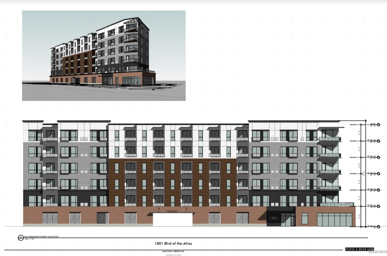1801 Boulevard of the Allies, Pittsburgh, PA à vendre - Photo de l’immeuble – Image 2 sur 10