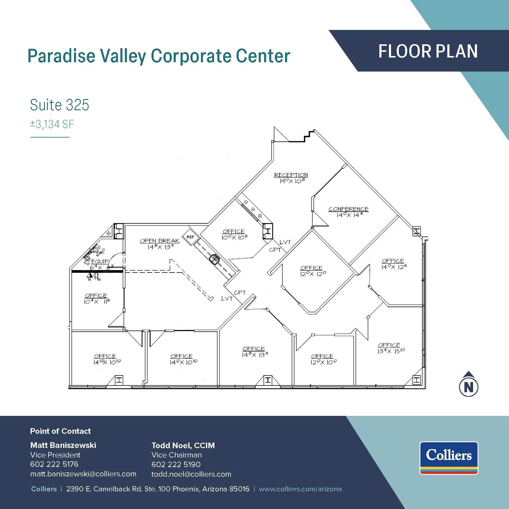 4835 E Cactus Rd, Scottsdale, AZ à louer Plan d’étage– Image 1 sur 1