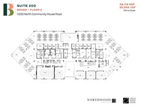 11225 N Community House Rd, Charlotte, NC à louer Plan d’étage– Image 1 sur 1