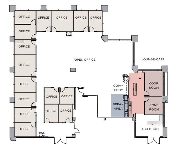 7676 Hazard Center Dr, San Diego, CA à louer Plan d’étage– Image 1 sur 4