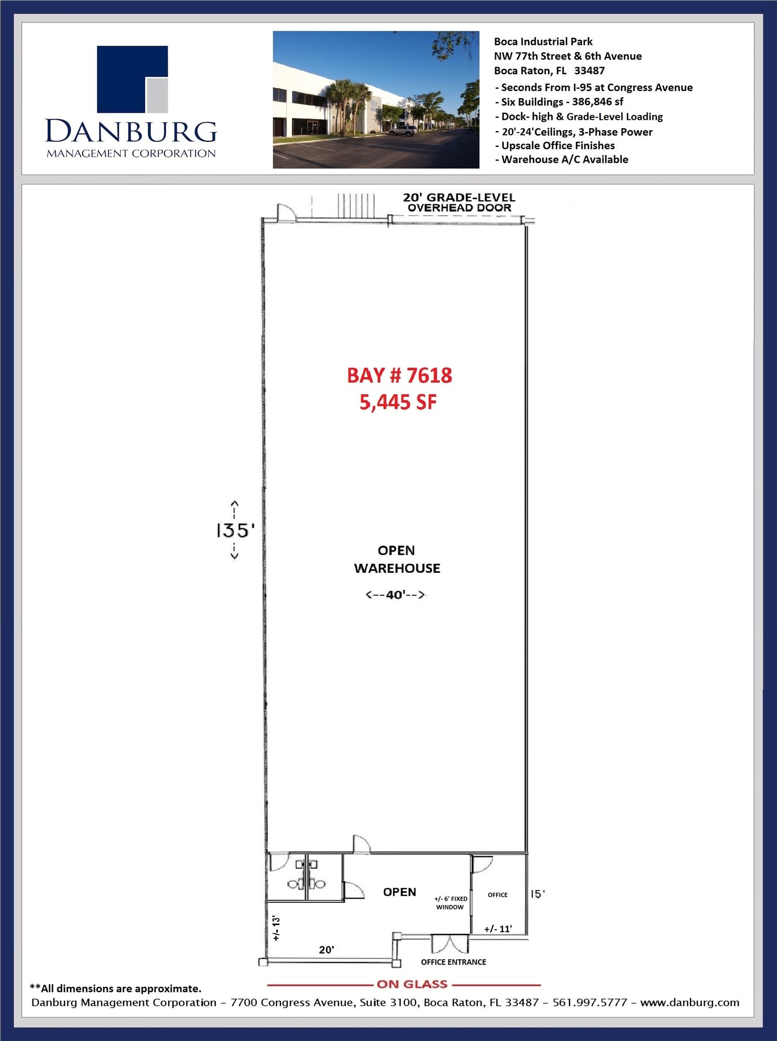 7640-7696 NW 6th Ave, Boca Raton, FL à louer Plan d’étage– Image 1 sur 1