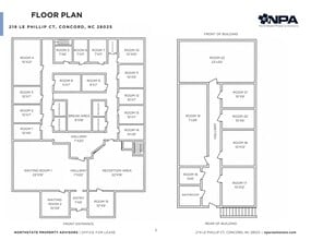 219 Le Phillip Ct, Concord, NC à louer Plan d’étage– Image 1 sur 1