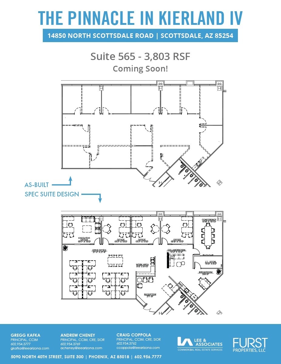 14850 N Scottsdale Rd, Scottsdale, AZ à louer Plan d’étage– Image 1 sur 1