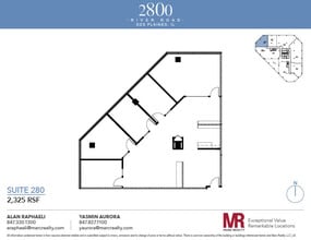 2800 S River Rd, Des Plaines, IL à louer Plan d’étage– Image 1 sur 6