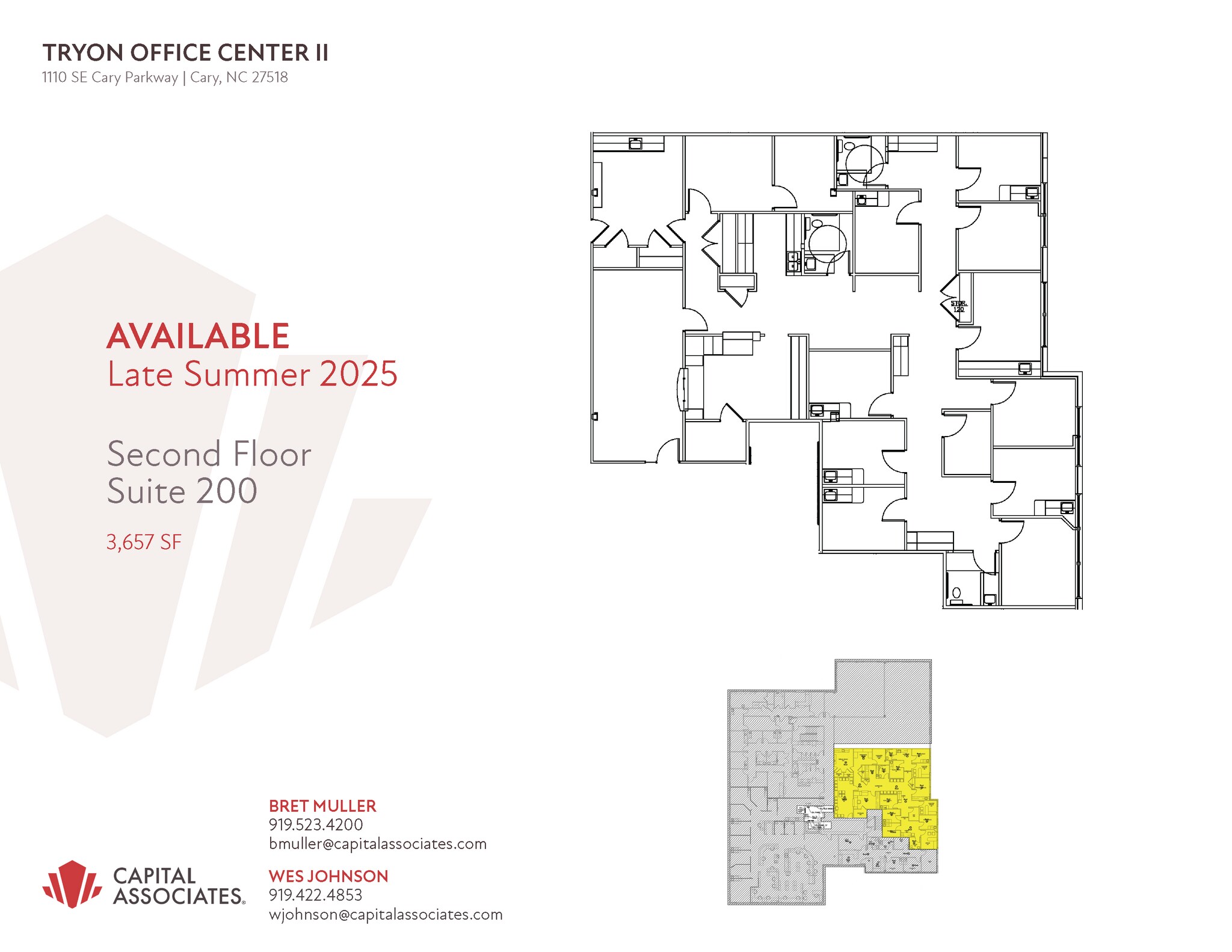 1120 SE Cary Pky, Cary, NC à louer Plan d’étage– Image 1 sur 1