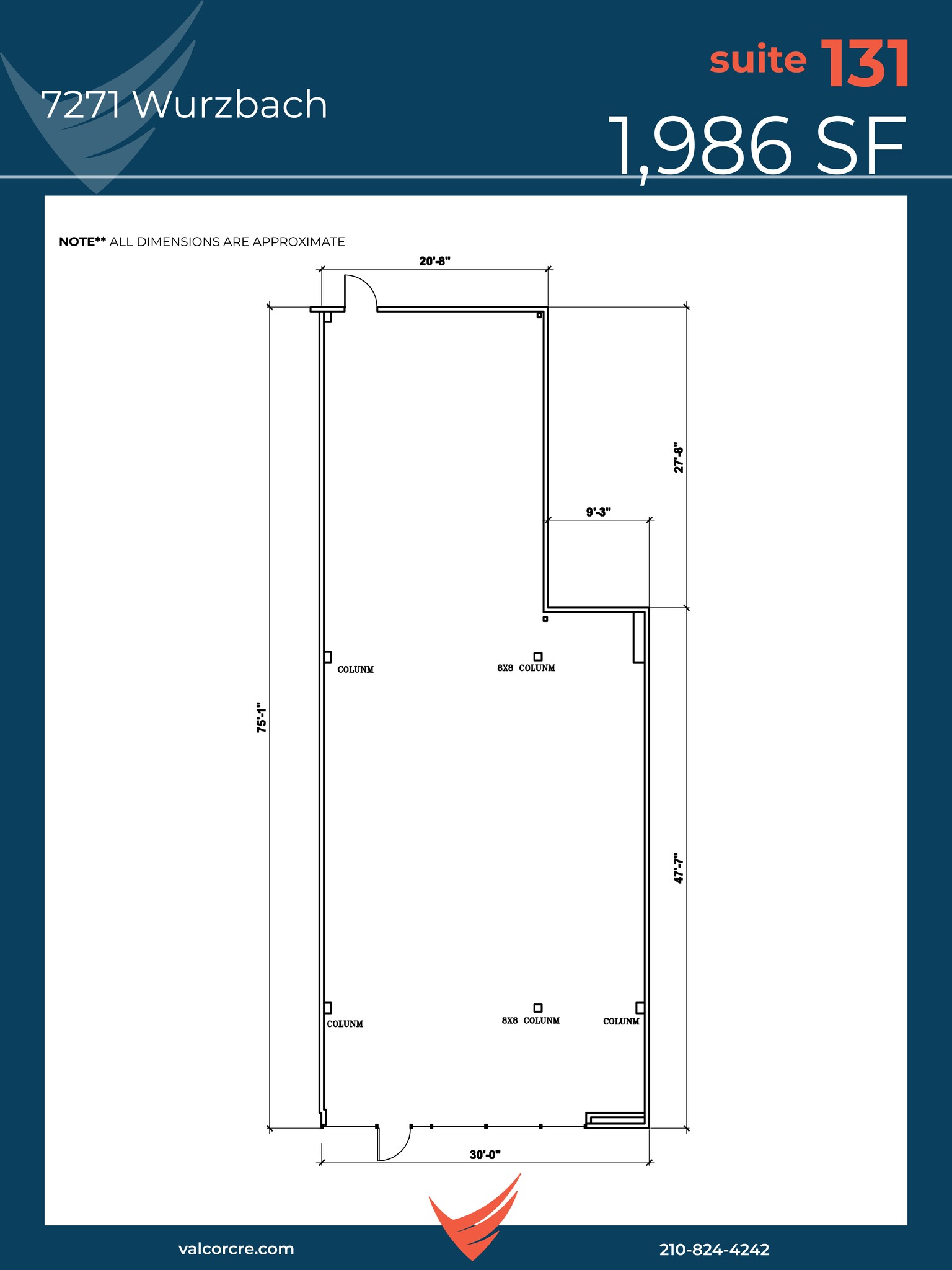 7271 Wurzbach Rd, San Antonio, TX à louer Plan de site– Image 1 sur 1