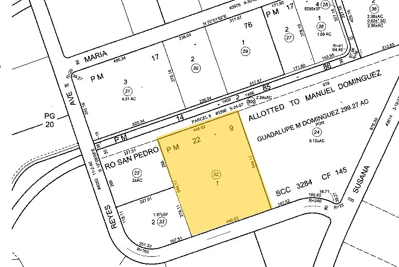 19070 Reyes Ave, Rancho Dominguez, CA à louer - Plan cadastral – Image 2 sur 2