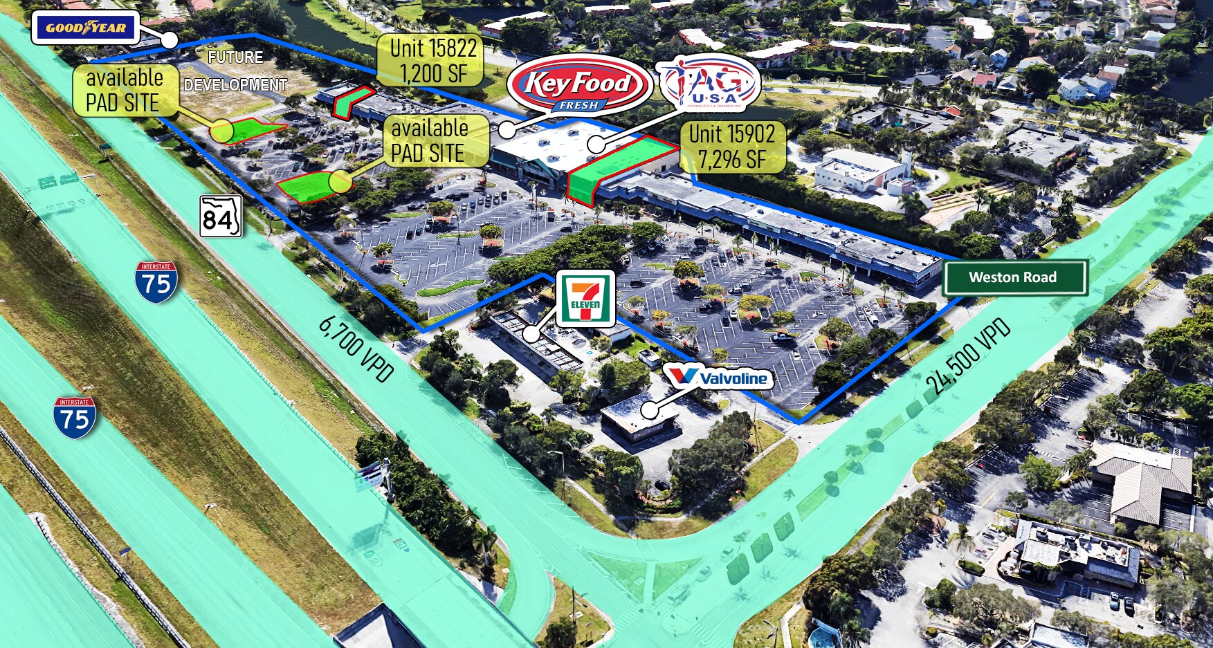 15740-15842 W State Road 84, Sunrise, FL à louer Aérien– Image 1 sur 9