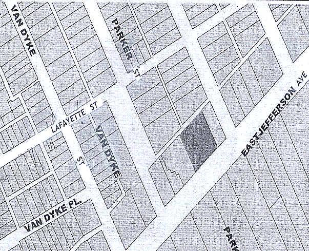 8143 E Jefferson Ave, Detroit, MI à louer - Plan cadastral – Image 2 sur 2