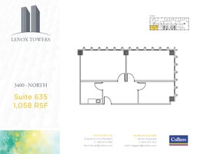 3400 Peachtree Rd NE, Atlanta, GA à louer Plan d’étage– Image 1 sur 1