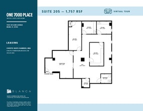 7000 SW 62nd Ave, Miami, FL à louer Plan d’étage– Image 1 sur 1