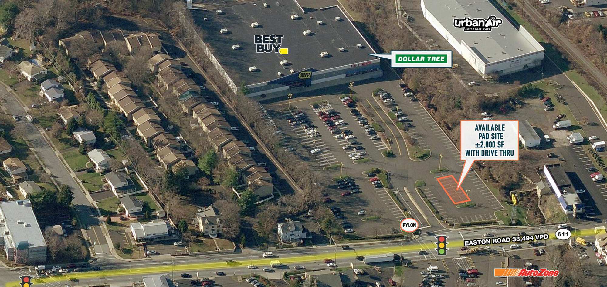 1130-1134 Easton Rd, Willow Grove, PA à louer Aérien– Image 1 sur 4